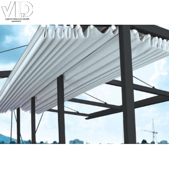 Mái hiên mái xếp lượn sóng