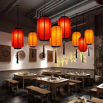 Đèn lồng Hội An trụ thả trần