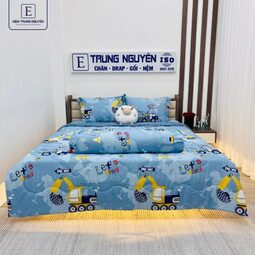 Bộ drap Tencel Trung Nguyên 1m8 x 2m