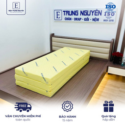 Nệm cao su non Trung Nguyên gấp 3 1m4 x 2m