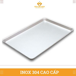 Khay chữ nhật inox 304