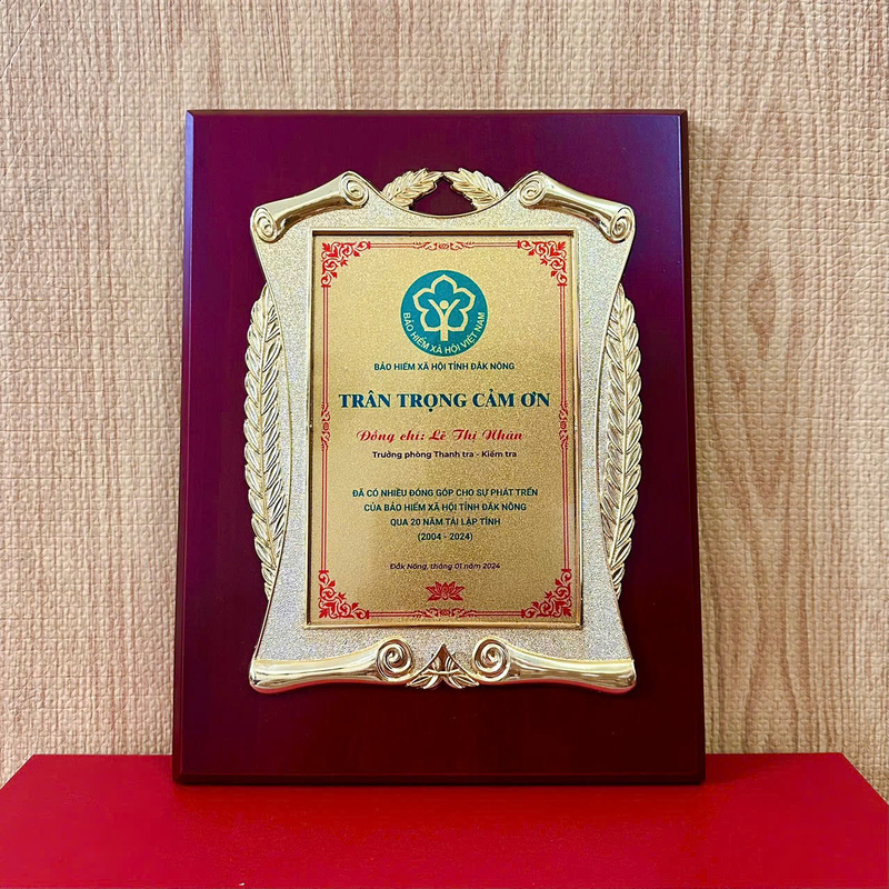 Bảng vinh danh