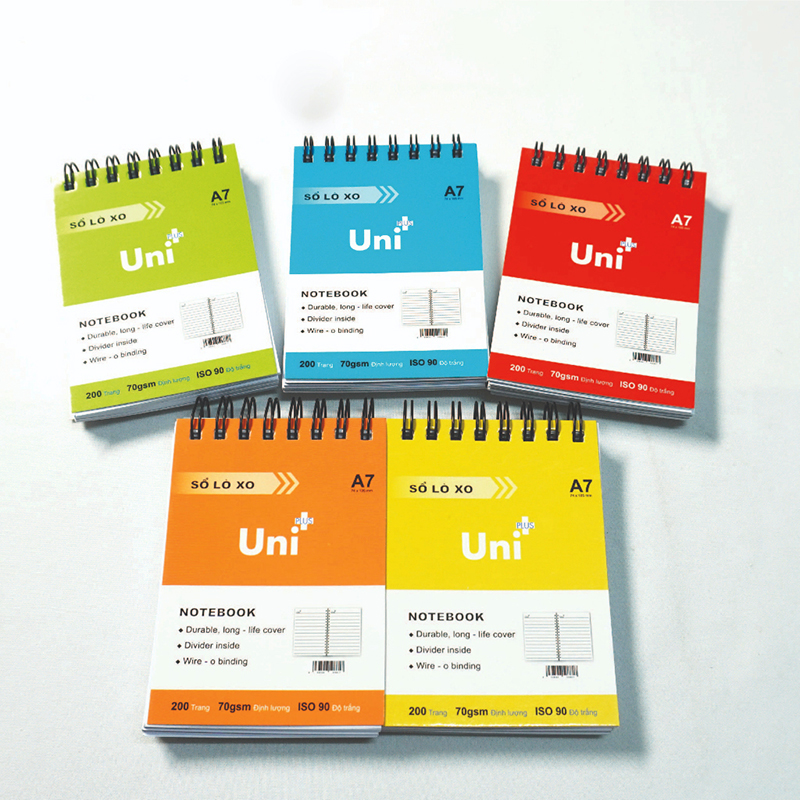 Sổ lò xo A7 Uni Plus