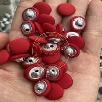 Nút bọc vải chân nhôm 32