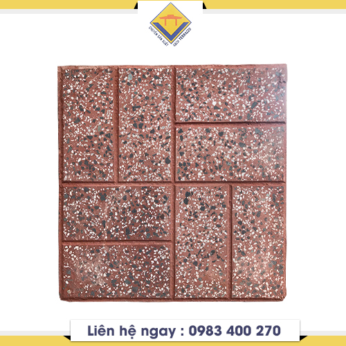 Gạch Terrazzo NV-06 đỏ