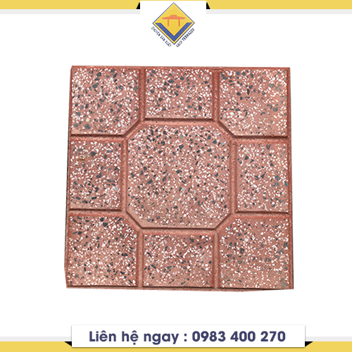 Gạch Terrazzo NV-129 đỏ