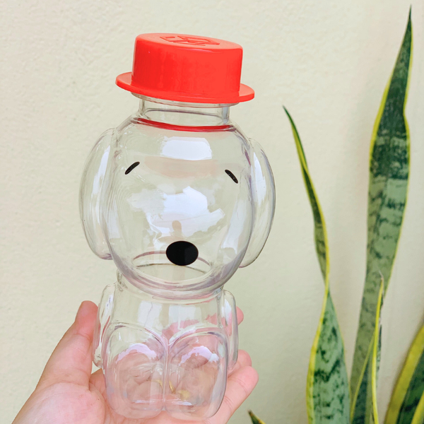 Chai nhựa PET hình chó Snoopy 350ml