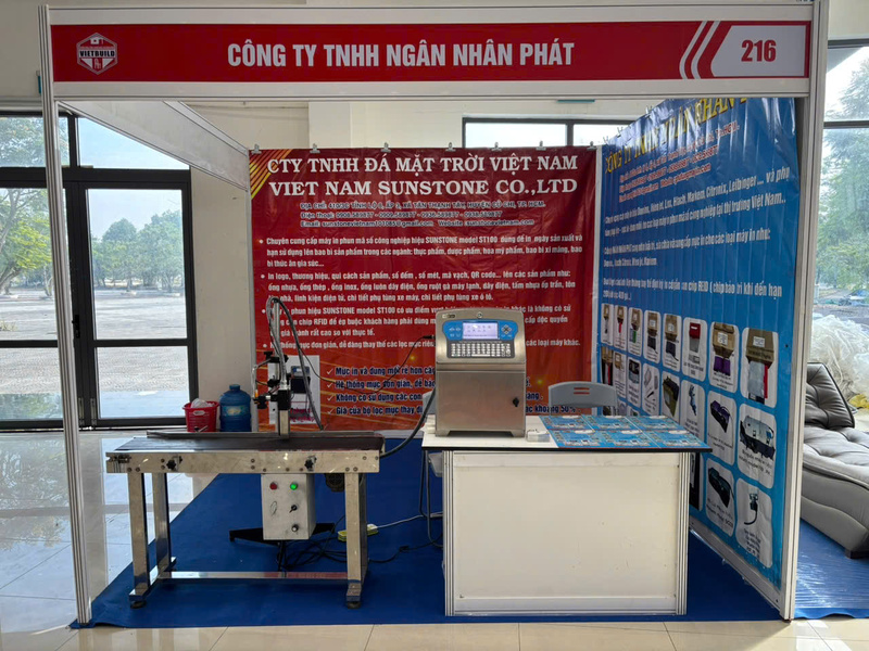 Máy in phun date lên sản phẩm