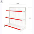 Kệ siêu thị đơn lưng lưới 120cm x 120cm
