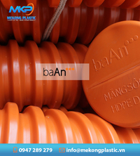 Ống nhựa xoắn HDPE Ba An 40/30