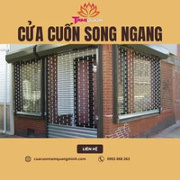 Cửa cuốn song ngang