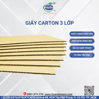 Giấy carton 3 lớp