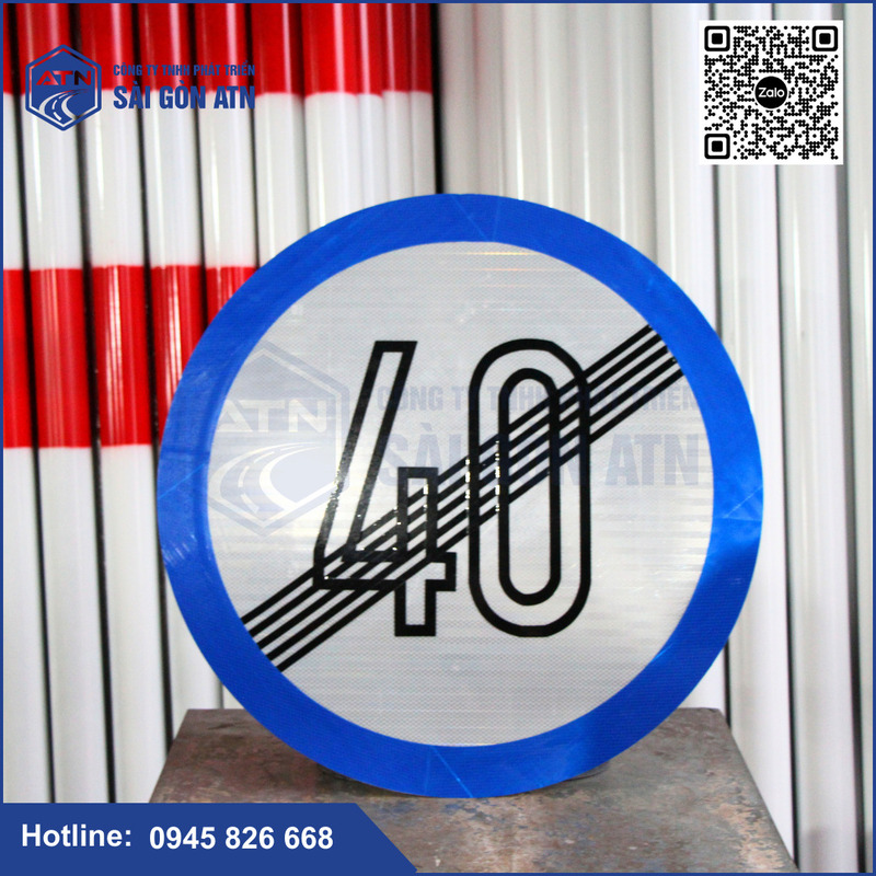Biển báo hết hạn chế tốc độ