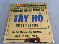 Gia công bảng tên công ty