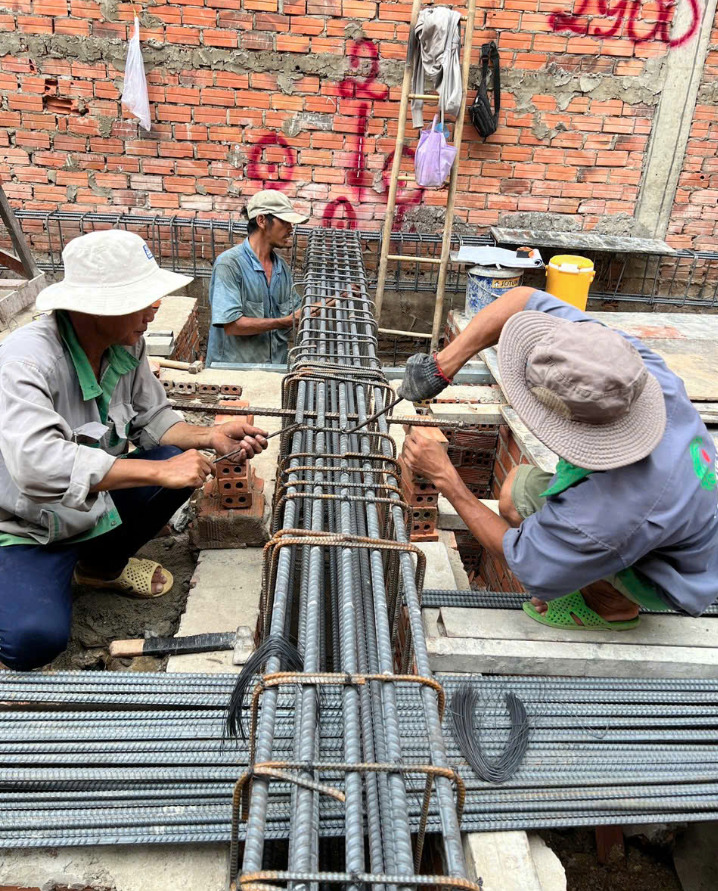 Thi công sắt