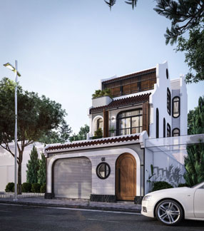 Thiết kế biệt thự Indochine