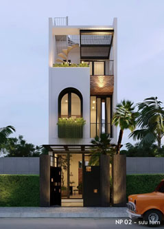 Thiết kế nhà phố hiện đại