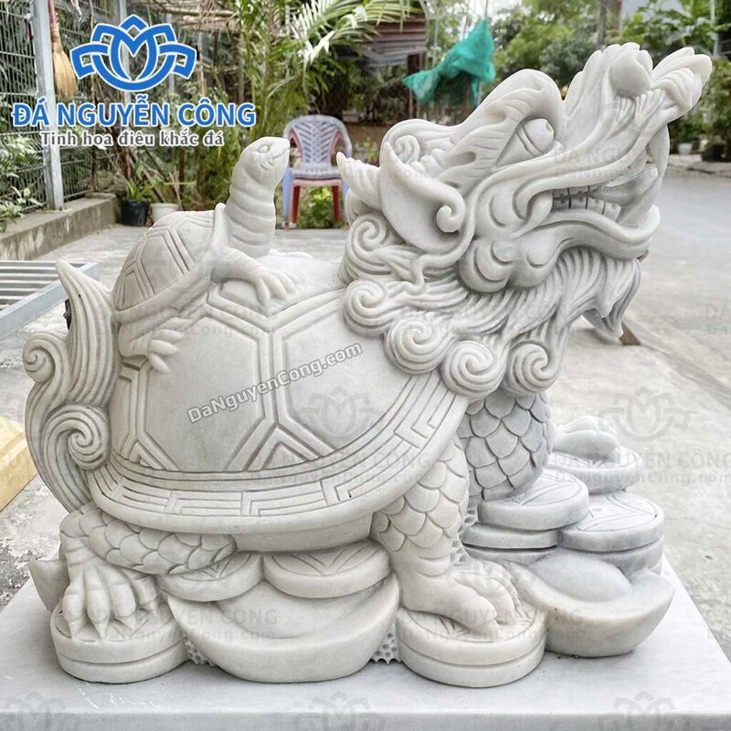 Tượng long quy bằng đá