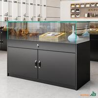 Tủ kính trưng bày thấp cửa mở TTB103