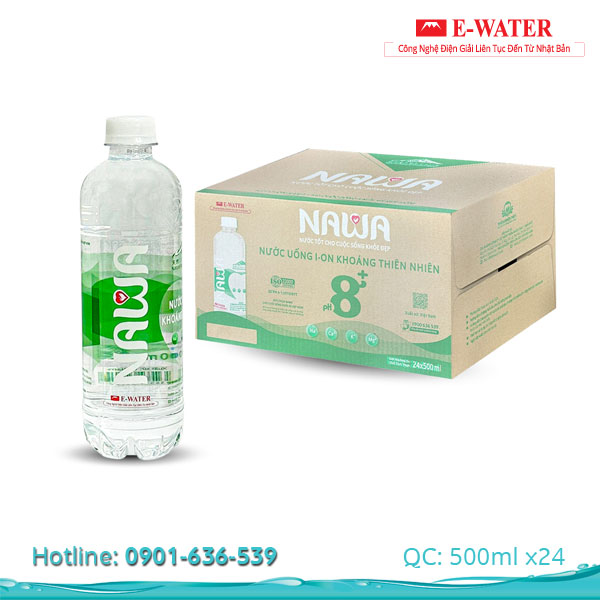 Nước I-ON khoáng thiên nhiên Nawa 500ml