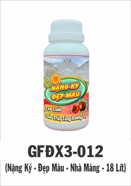 GFĐX3-012: Chất tăng trọng lượng và màu sắc cho nhà kính (20 lít)