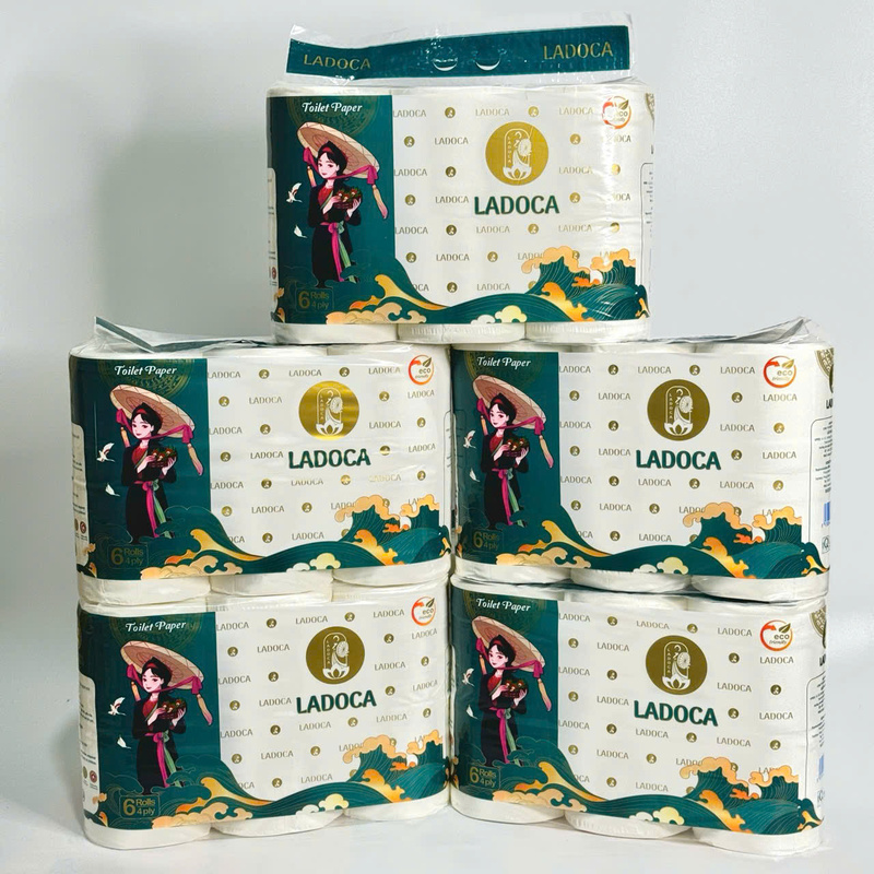Giấy vệ sinh cuộn nhỏ 6 cuộn 10.8kg