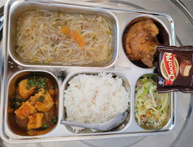 Đậu phụ kho thịt kho giá xào thịt