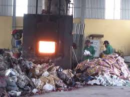 Xử lý chất thải rắn bằng phương pháp đốt