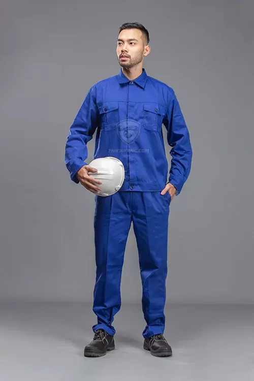 Đồng phục lao động xanh dương