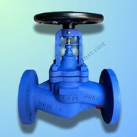 Van cầu hơi thép mặt bích PN16