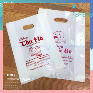In túi nilon hột xoài trắng sữa