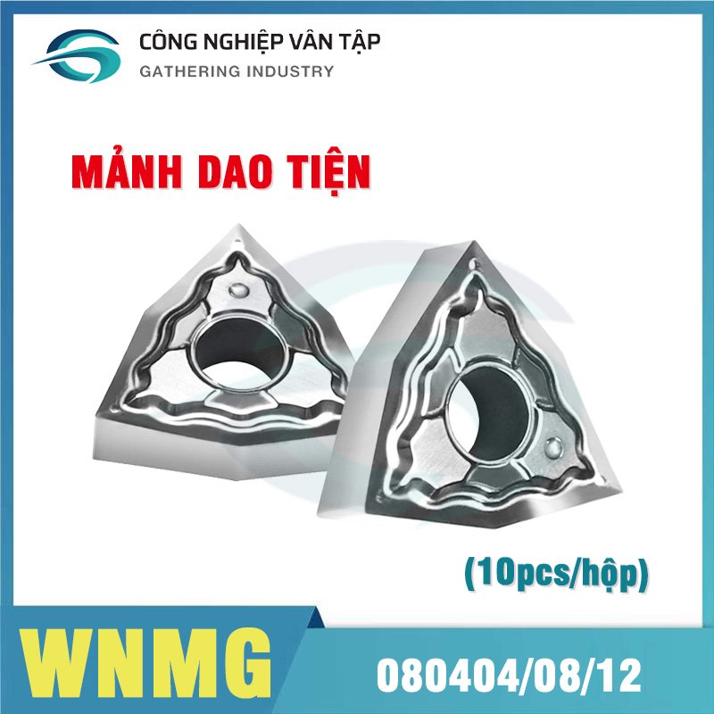 Hộp 10 mảnh dao CNC mã WNMG080404/08