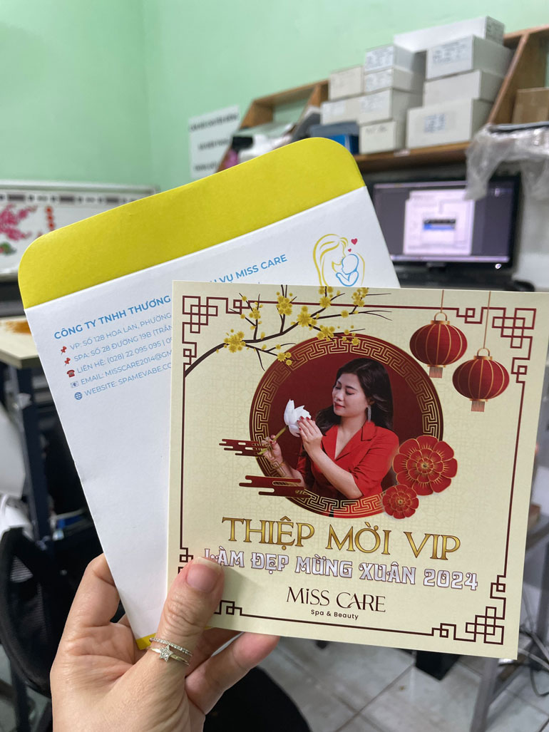 In mẫu bao thư