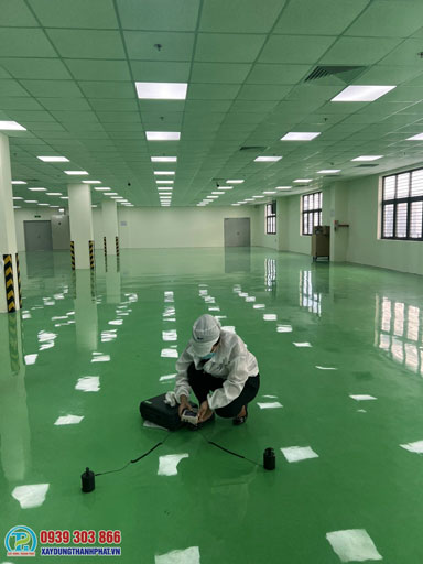 Thi công sơn sàn Epoxy