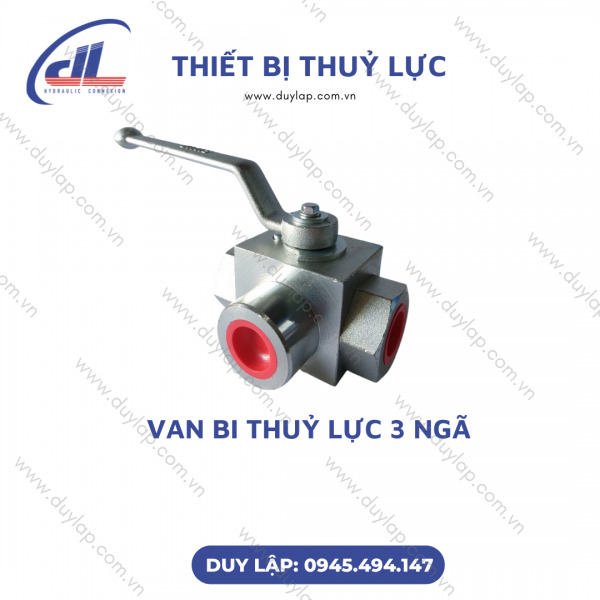 Van bi thủy lực 3 ngã