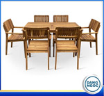 Bộ bàn ghế sân vườn acacia