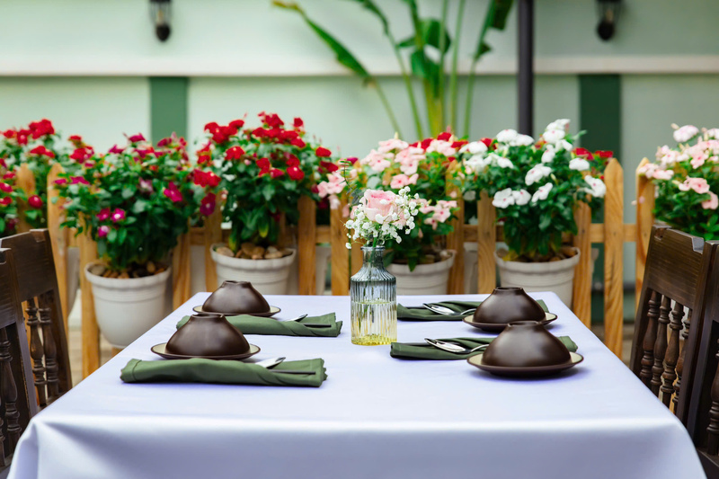 Không gian nhà hàng chay Kim Sa