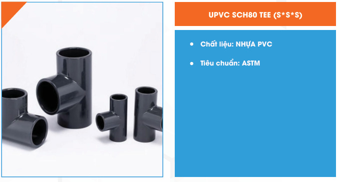 UPVC SCH80 Tee