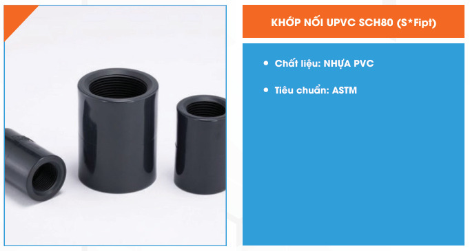 Khớp nối UPVC SCH80