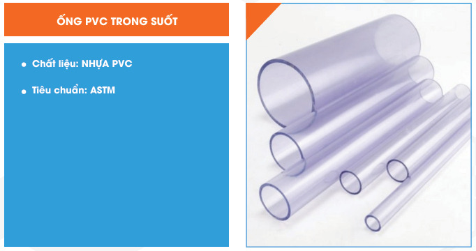 Ống PVC trong suốt