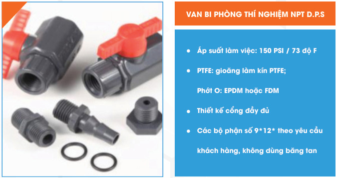 Van bi phòng thí nghiệm NPT D.P.S