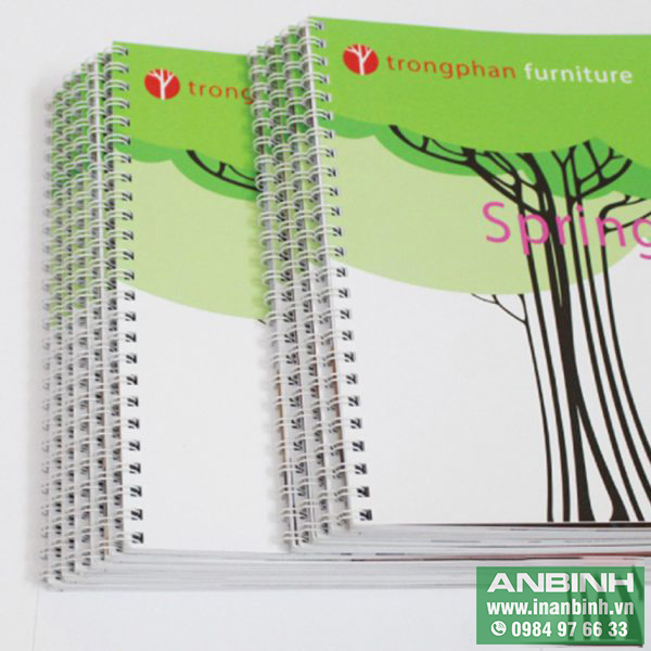 In Catalogue đóng lò xo