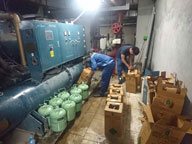 Dự án lắp đặt sửa chữa máy chiller