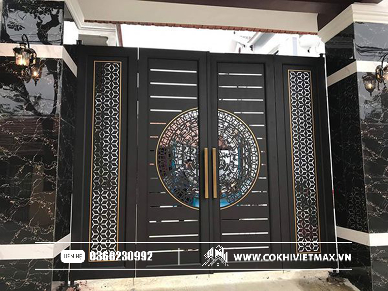 Cửa cổng sắt
