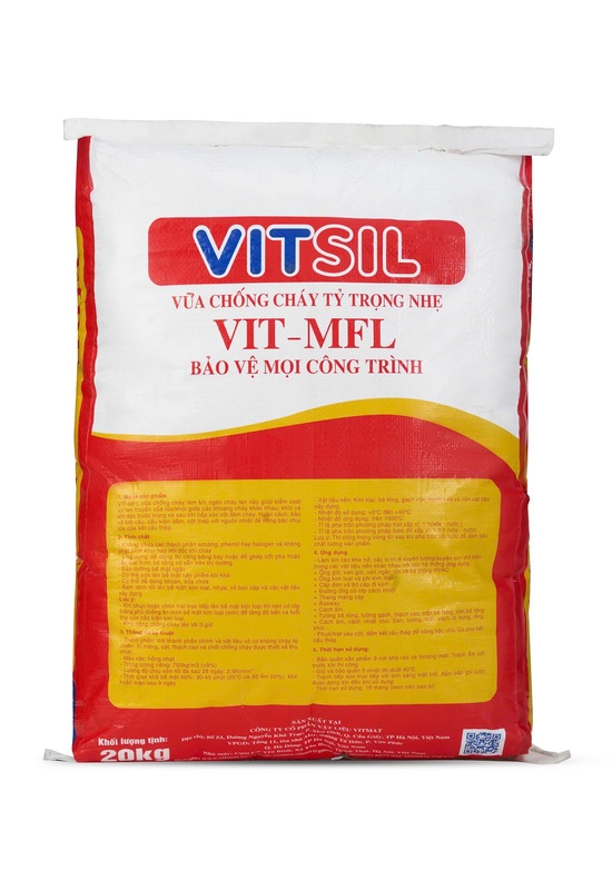 Vữa chống cháy chịu nhiệt tỷ trọng nhẹ VIT-MFL