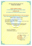 Giấy chứng nhận tuân thủ các quy định về an toàn