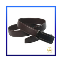 Thắt lưng khóa tăng da bò chân kim