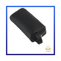 Túi phụ kiện da bò vân hạt