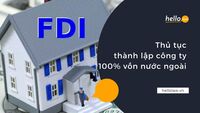 Thủ tục thành lập công ty 100% vốn nước ngoài