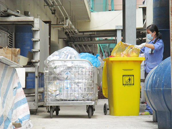 Thu gon vận chuyển rác thải y tế